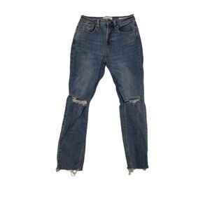 womens pacsun icon midrise distressed denim size 26